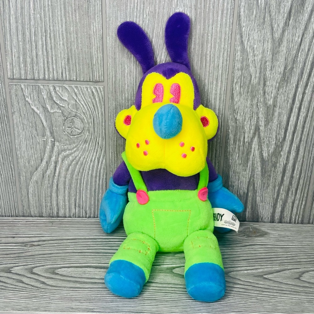 bendy and the ink machine Boris the wolf blacklight plush toy stuffed animal 12”